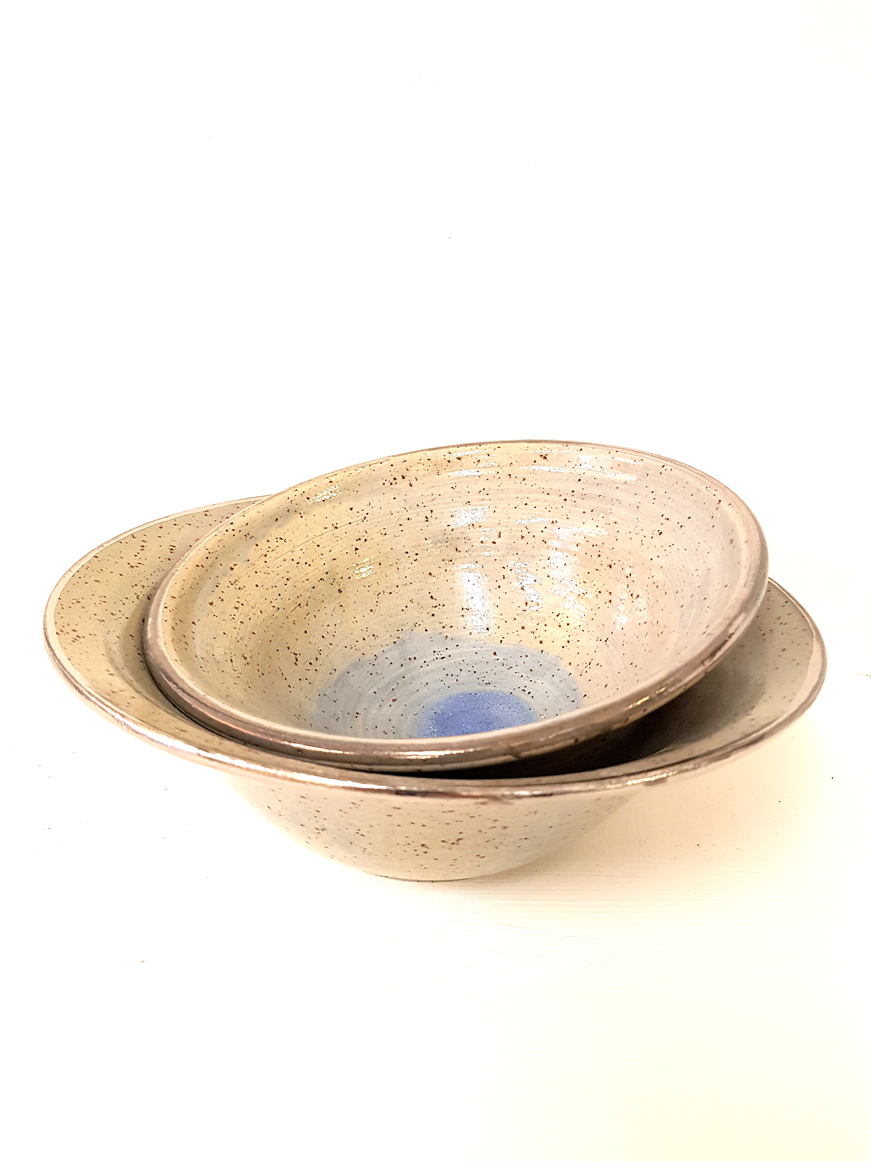 Schale mit Silberrand, La Ceramica Basel, Schale, Unikat, Keramik, online-shop