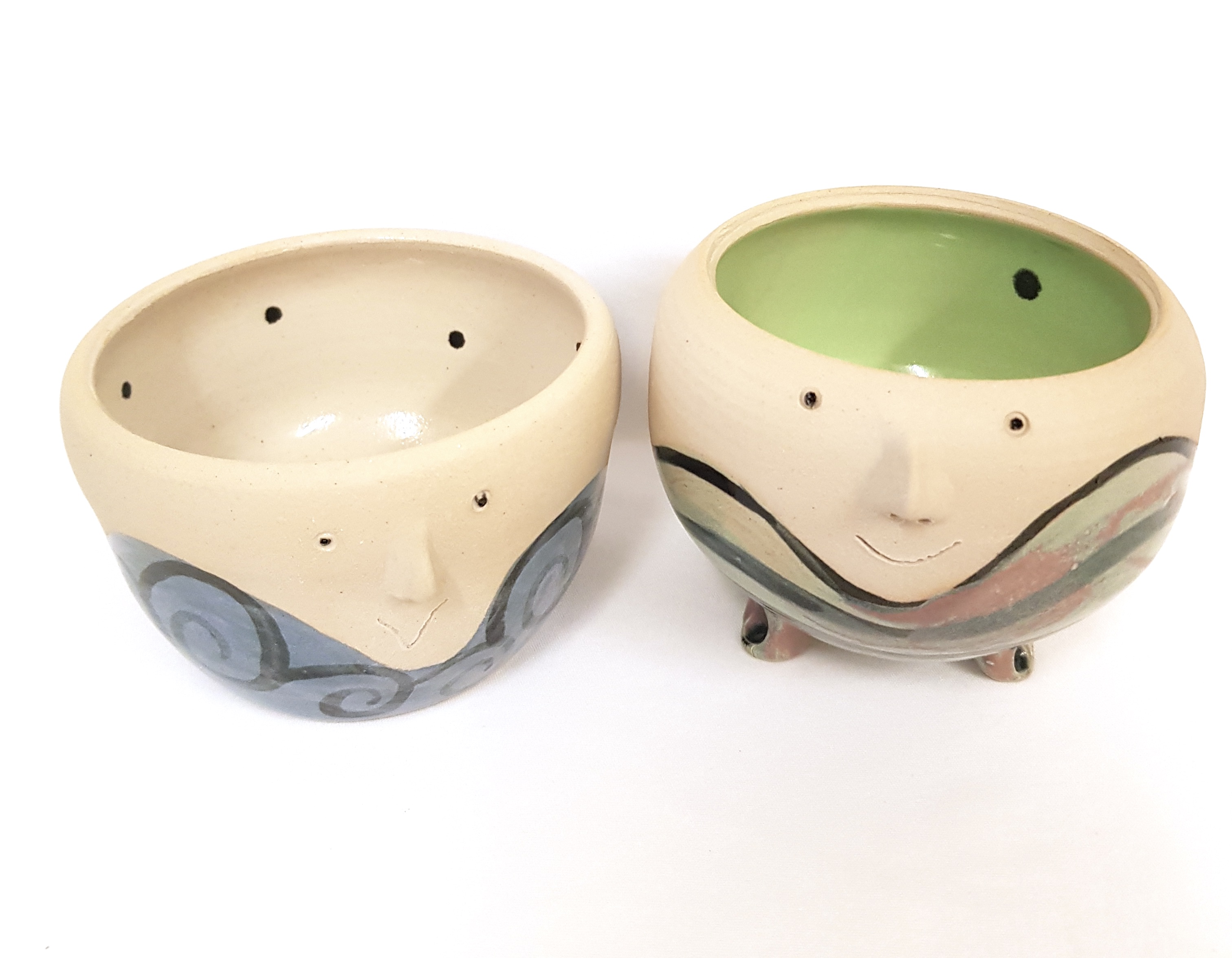 Töpferei la Ceramica, 2er Set Cachepôt, Keramik, Unikat, Töpferkurse, Teamevent, Shop, Keramik