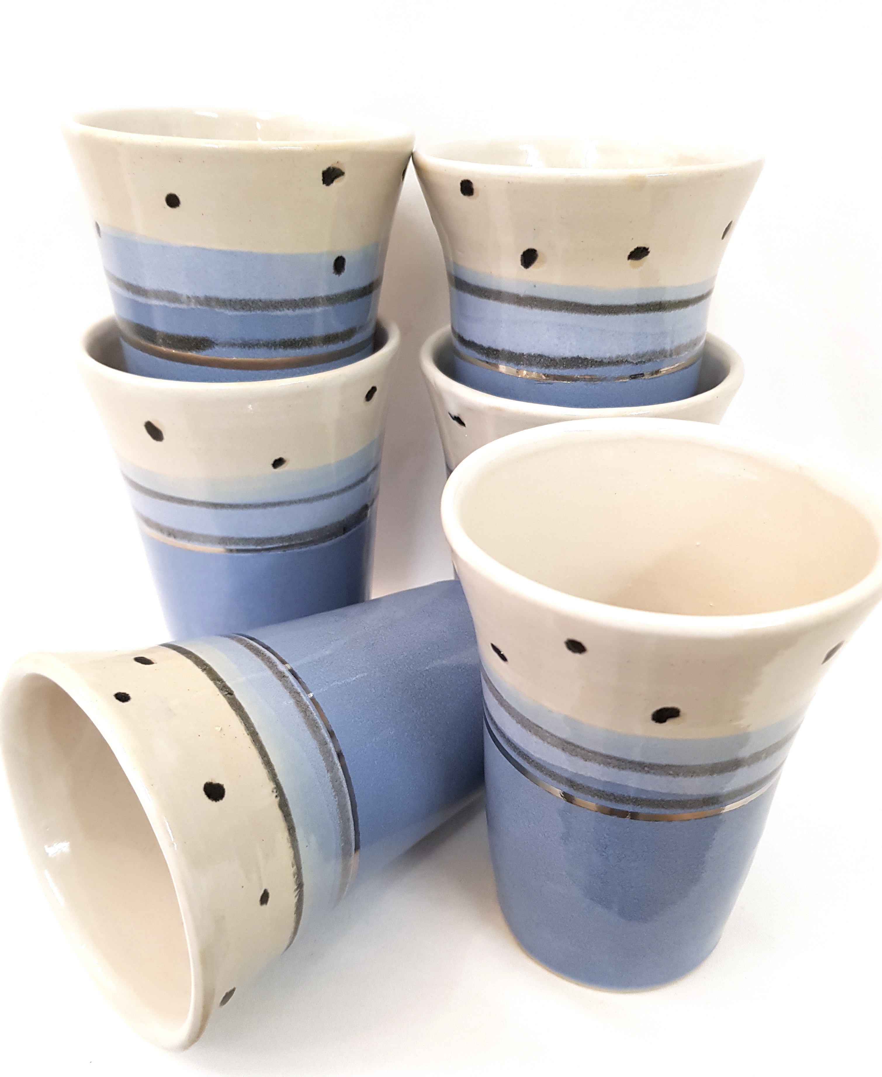 Becher Keramik, Unikat, Töpferei la Ceramica Basel, Töpferkurse, Shop, Keramik
